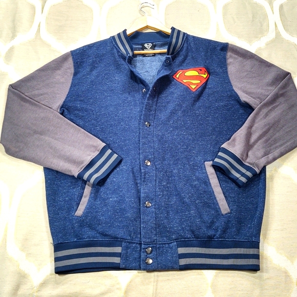 superman varsity jacket